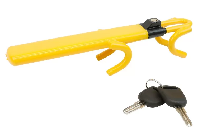 Double Hook Twin Bar Steering Wheel Lock